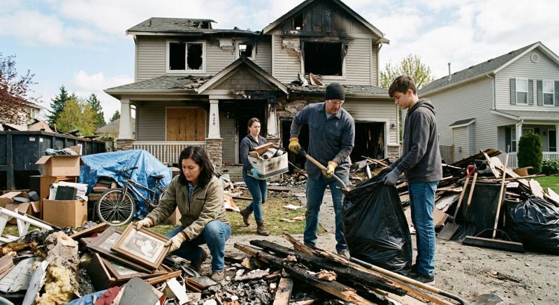 Residential Fire Restoration in Marin County, CA
